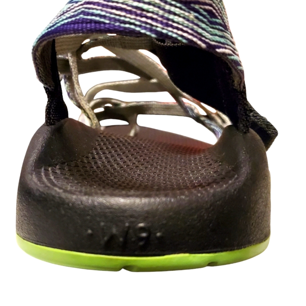CHACO ZX/2 Sport Classic Purple/Teal Strappy Buckle Vibram Sandals Women's SZ 9 - Picture 11 of 12